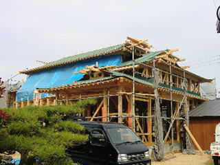 2012年10月17日18日刈谷市板倉町にて建前をしました。